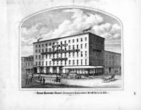 Ferd Mayers, Mammoth Lithographic Establishment, Fulton St., NY, Rockland County 1876